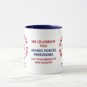 Mug NOUS VOUS CÉLÉBRONS Patriotique Britanniques (Centre)