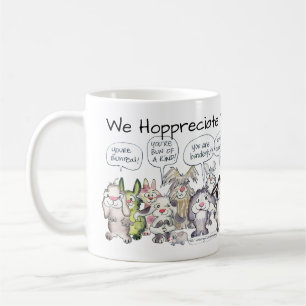 Mug Nous Vous Espérons 19 Lapins De Cartoon