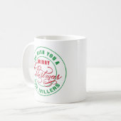 Mug Nous Vous Souhaitons Un Joyeux Noël (Devant gauche)