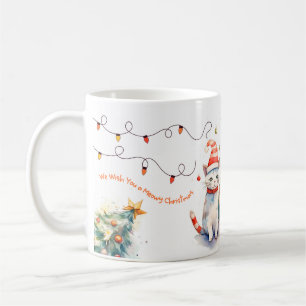 Mug Nous vous souhaitons un Noël Meowy et un Nouvel An