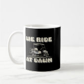 Mug Nous Voyageons À Dawn Golf Car Devis Pour Les Amat (Gauche)