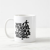 Mug Nous Voyageons Pour Reggae Music Sticker (Gauche)
