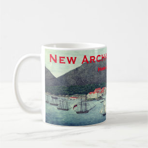 Mug Nouveau Archange, Russie (Sitka) Peinture