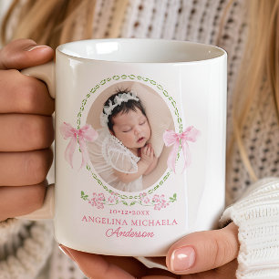 Mug Nouveau Bébé Aquarelle Grandmillenial Noeuds Cadea