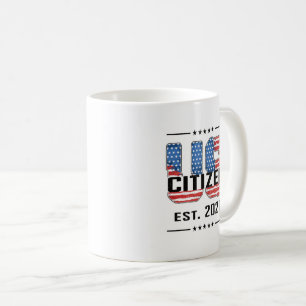 Mug Nouveau cadeau citoyen américain Fiers American C