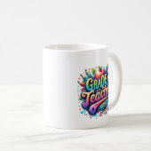 Mug Nouveau cadeau de diplôme d'enseignant, enseignant (Devant droit)
