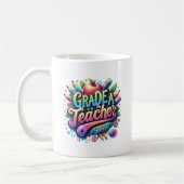 Mug Nouveau cadeau de diplôme d'enseignant, enseignant (Gauche)