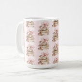Mug Nouveau chapitre rubans roses (Devant gauche)