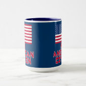 Mug Nouveau citoyen américain avec le drapeau (Centre)