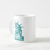 Mug Nouveau citoyen américain de liberté (Devant gauche)