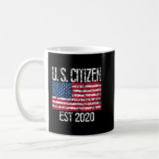 Mug Nouveau citoyen américain Est 2020 citoyen immigré