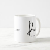 Mug Nouveau code de nom de la date de l'Est (Devant droit)