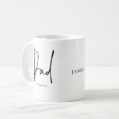 Mug Nouveau code de nom de la date de l'Est (Devant gauche)