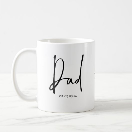 Mug Nouveau code de nom de la date de l'Est (Gauche)