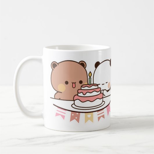 Mug nouveau couple ours et panda bubu dudu (Gauche)