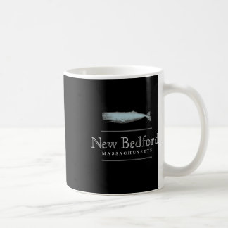 Mug Nouveau design de baleine vintage Bedford Massachu