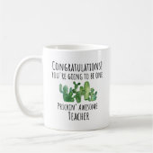 Mug Nouveau futur enseignant Félicitations Cadeau (Gauche)