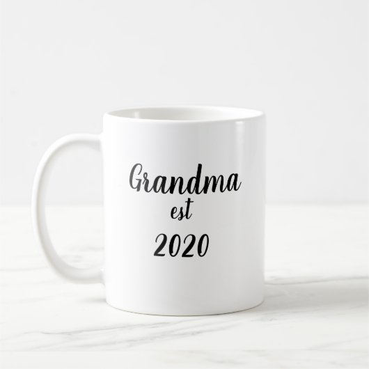 Mug Nouveau grand-père grand-parent grand-mère ajouter (Gauche)