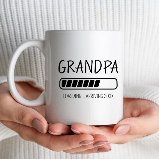 Mug Nouveau grand-père Nouveau Faire-part bébé futur g