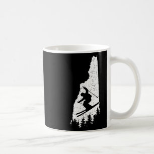 Mug Nouveau Hampshire Nh Ski Skieur Ski Équipement de