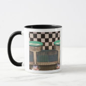 Mug Nouveau-Mexique, Albuquerque. Le 66 Diner le long (Gauche)