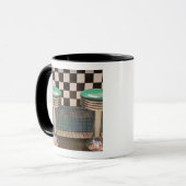 Mug Nouveau-Mexique, Albuquerque. Le 66 Diner le long (Devant gauche)