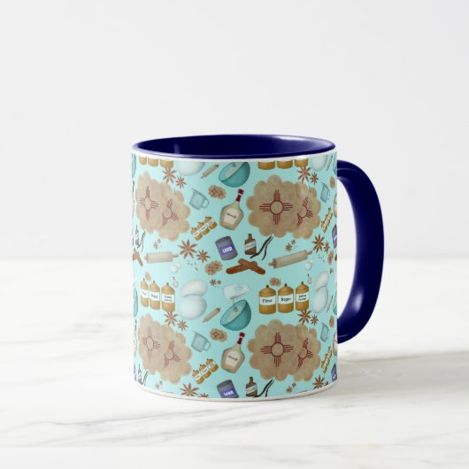 Mug Nouveau-Mexique Biscochito Cookies Zia Sun (Devant droit)