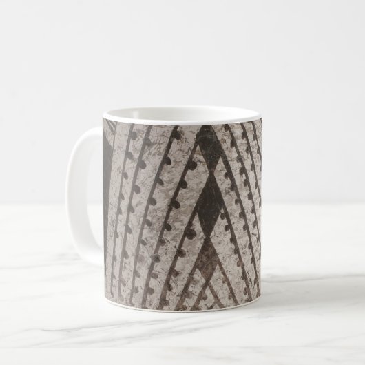 Mug Nouveau-Mexique Pueblo Design d'art ancien (Devant gauche)