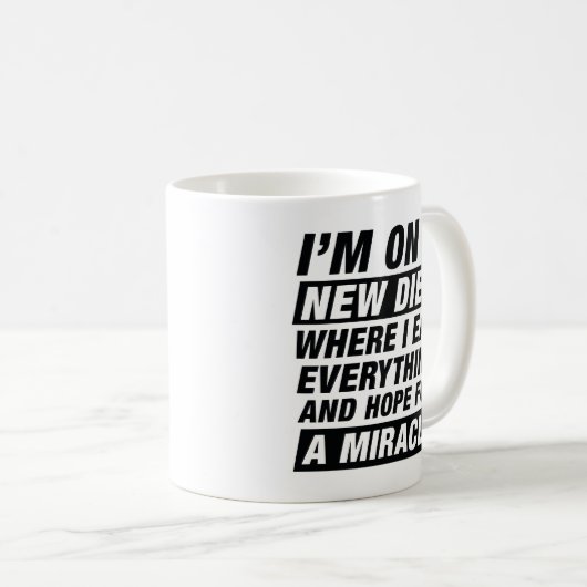 Mug Nouveau Miracle Diet (Devant droit)