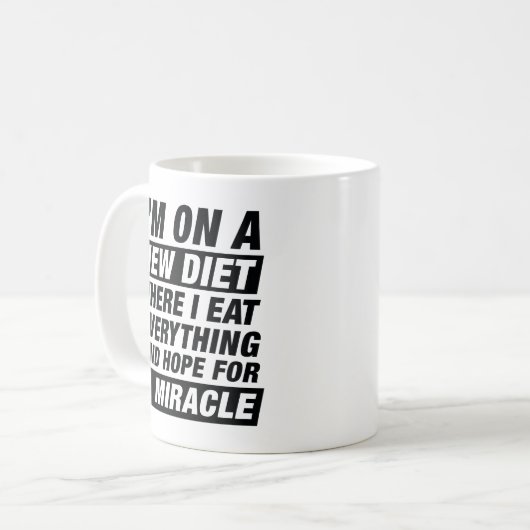 Mug Nouveau Miracle Diet (Devant gauche)