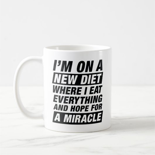 Mug Nouveau Miracle Diet (Gauche)