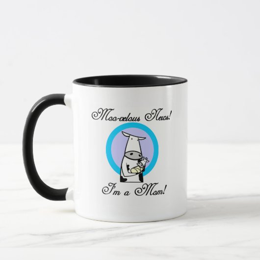 Mug Nouveau Moo-velous Maman Tshirts et cadeaux (Gauche)