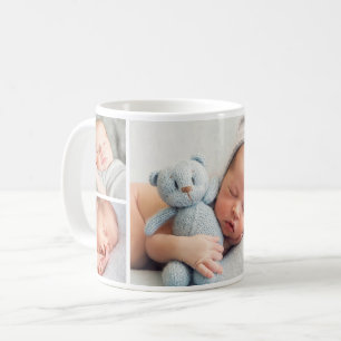 Mug Nouveau-né bébé garçon Photo personnalisée Co