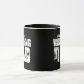 Mug Nouveau papa de marche drôle (Centre)