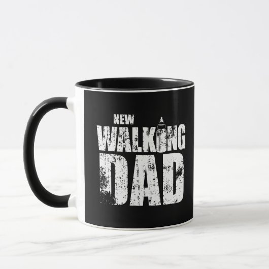 Mug Nouveau papa de marche drôle (Gauche)