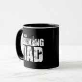 Mug Nouveau papa de marche drôle (Devant gauche)