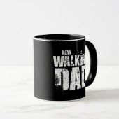Mug Nouveau papa de marche drôle (Devant droit)