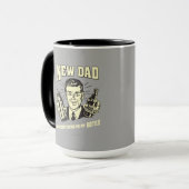 Mug Nouveau Papa : Quelqu'Un M'Apporte Ma Bouteille (Devant gauche)