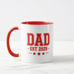 Mug Nouveau papa Varsity Style Fête des pères Nouveau-