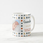 Mug Nouveau papy - 2 photos et stat faite sur commande (Devant droit)