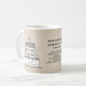 Mug Nouveau phare London Ledge - Connecticut - SBD (Devant gauche)