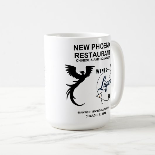 Mug Nouveau Phoenix Restaurant, Chicago, IL (Devant droit)
