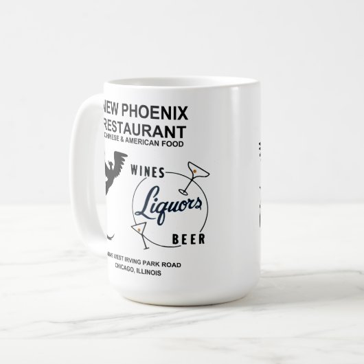 Mug Nouveau Phoenix Restaurant, Chicago, IL (Devant gauche)