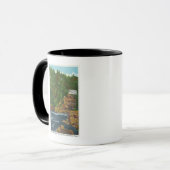 Mug Nouveau pont routier d'État Vue du chaos Ausable (Devant gauche)