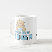 Mug Nouveau T-shirt fier de Gigi (Devant gauche)