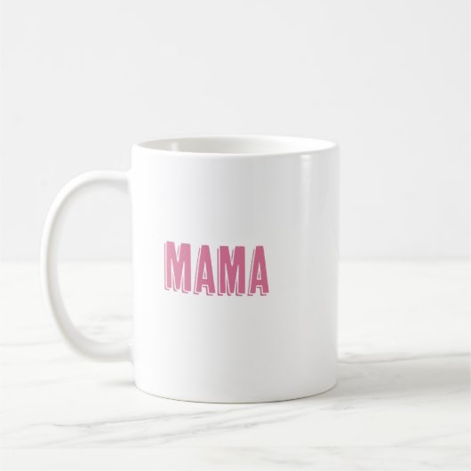 Mug Nouveau texte "Mama" (Gauche)