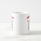 Mug Nouveauté du test de conduite drôle (Centre)