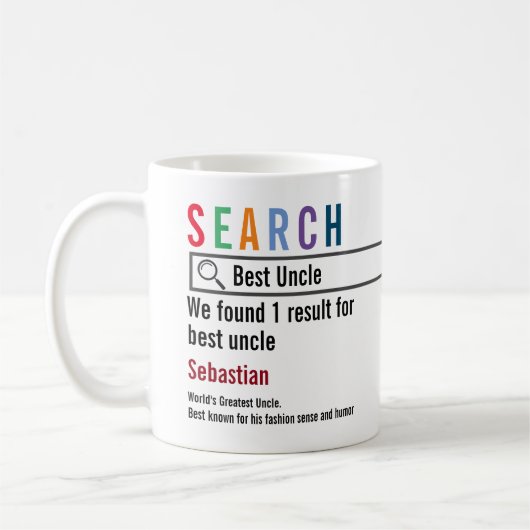 Mug Nouveauté Internet Résultats de recherche Personna (Gauche)