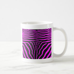 Mug Nouveaux accessoires imprimés Zèbre Rose Noir - pe