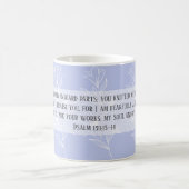 Mug Nouveaux mois Psaume 139:13–14 (Centre)